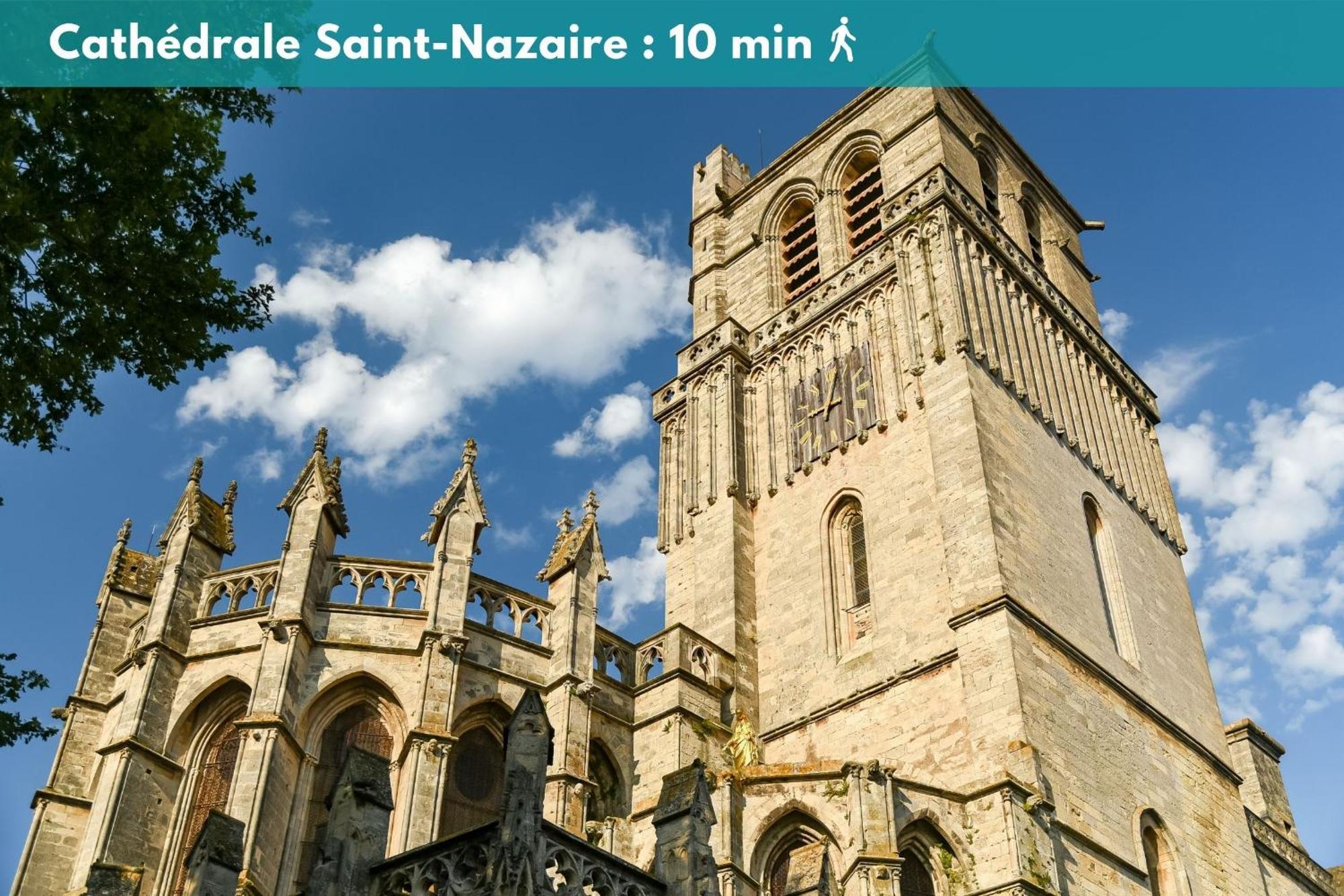 Charmant Studio Climatise 'Alma 1' - Beziers Centre - Wifi Fibre - Netflix Apartment Ngoại thất bức ảnh